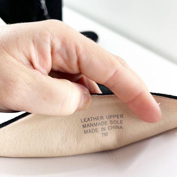 J. Jill Suede Leather Pull On Block Heel Square Toe Mid-Calf High Boots Black 7 - Picture 2 of 10